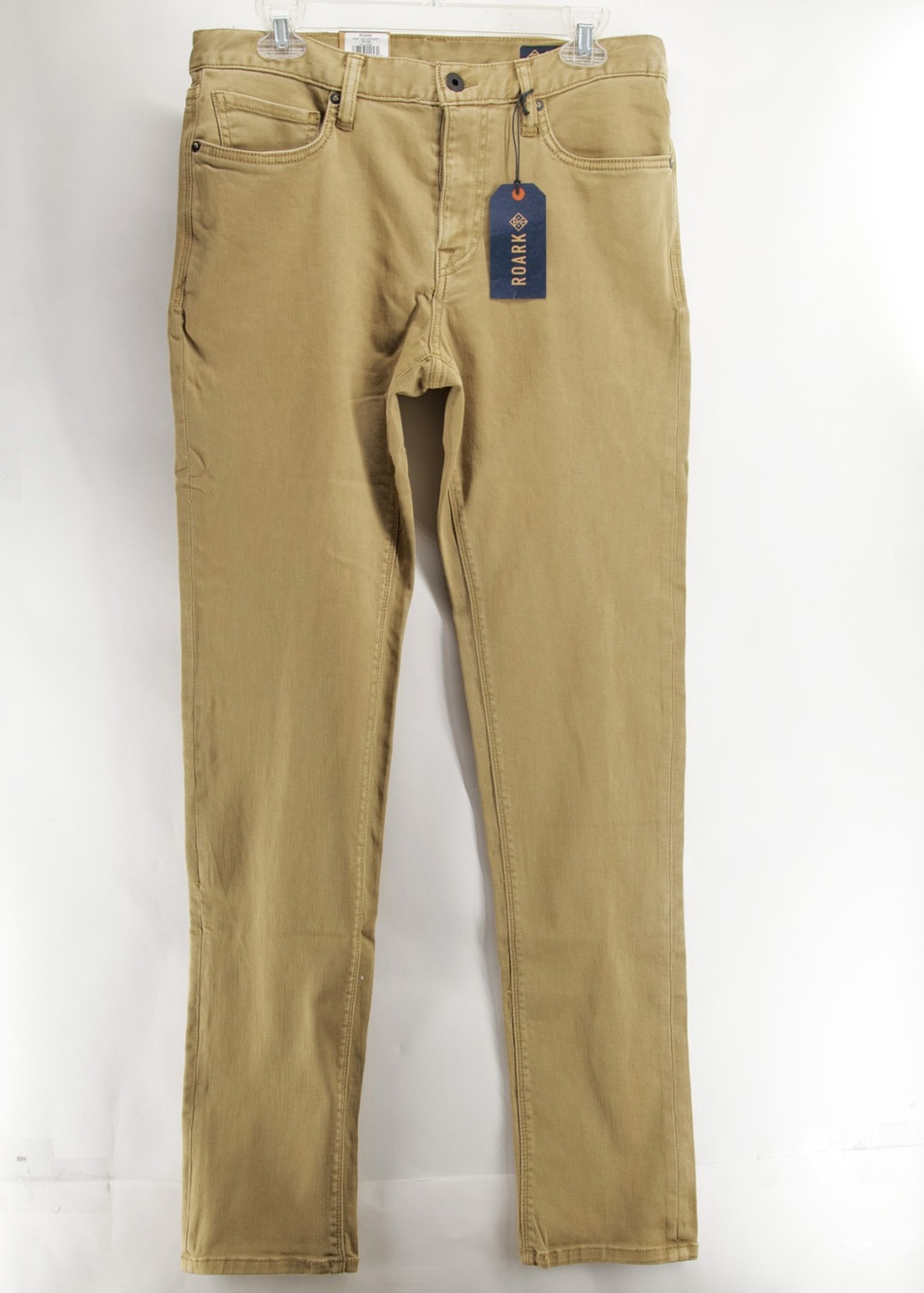 Roark HWY 133 NWT Pants Mens 32x34 Hillside Khaki Tan Standard Slim Fit RD199